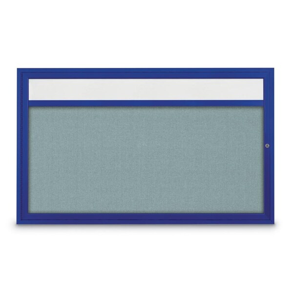 Hinge-less Radius Corkboard, 30"x36", Satin Alum Frame/Burgundy